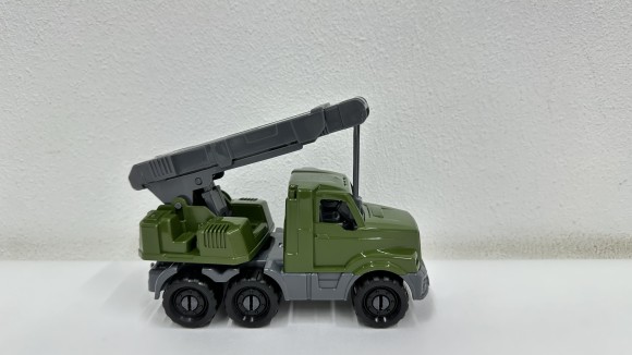 Машинка Кран "ДОБРЫНЯ" Военный 20 см. Арт. И-7991