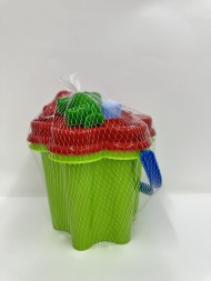 Песочный набор "Цветок" 4 элемента + 3 формочки 4680002091327