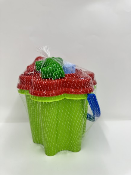 Песочный набор "Цветок" 4 элемента + 3 формочки 4680002091327